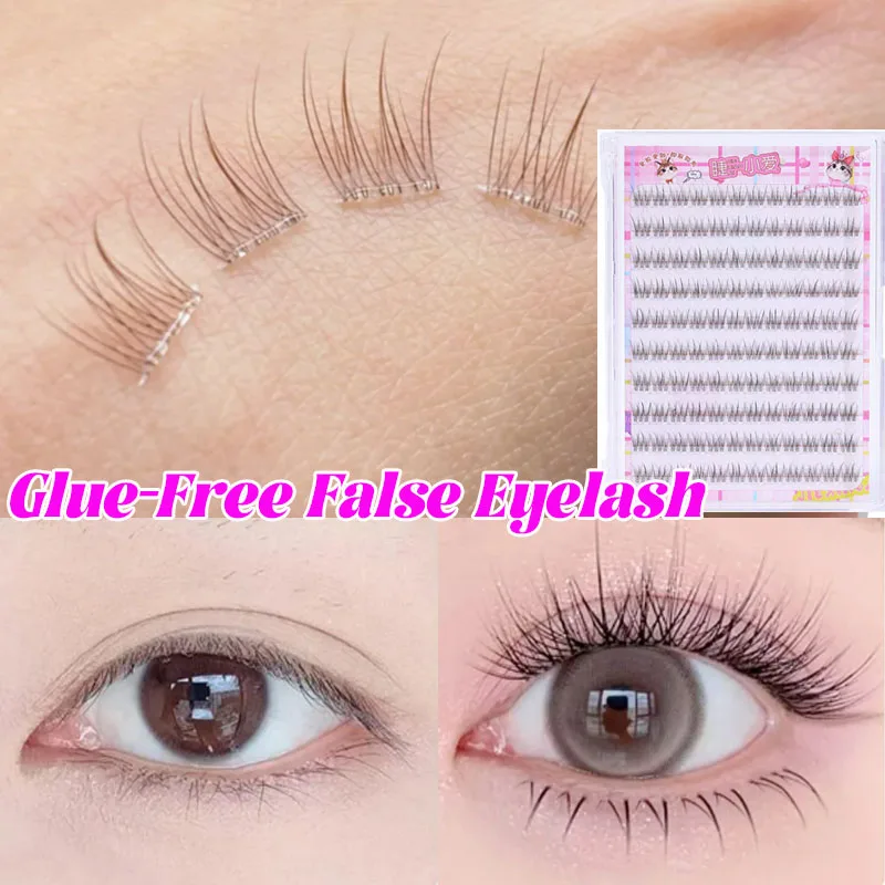 Eyelash Extension No 8 - Natural Fish Tail Cluster False Eyelash