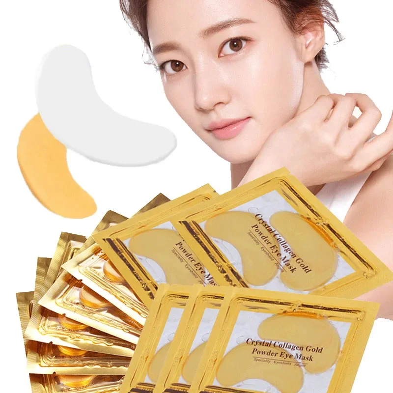 Eye Pad Collagen - 5pair Gold Eye Mask Patches Crystal
