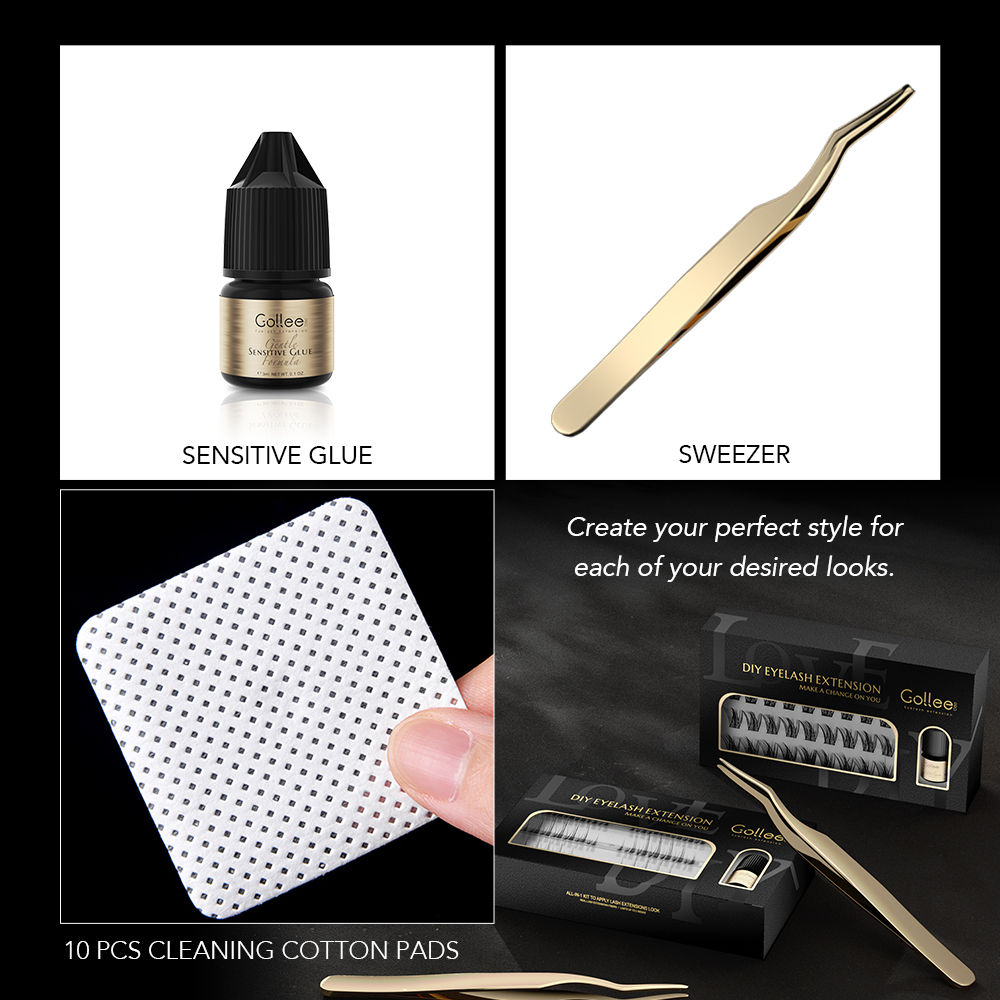 Eyelash Extension Open Eye - Gollee DIY Lash Extension Gift Box