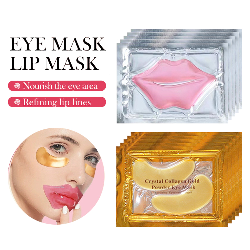 10/20pcs Golden Crystal Collag - Eye Pad Collagen 评论和价格