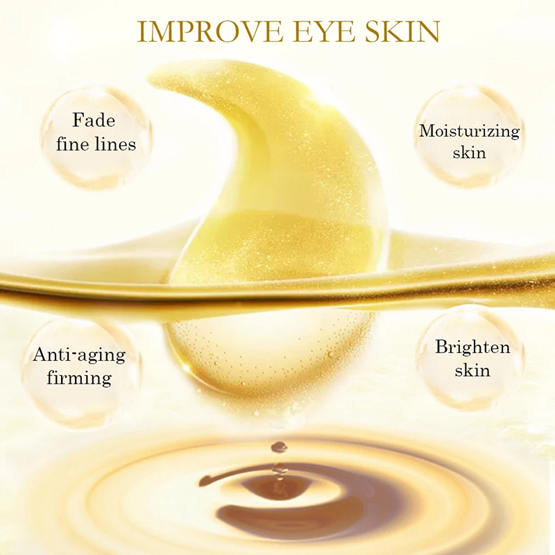 10/20pcs Golden Crystal Collag - Eye Pad Collagen 评论和价格
