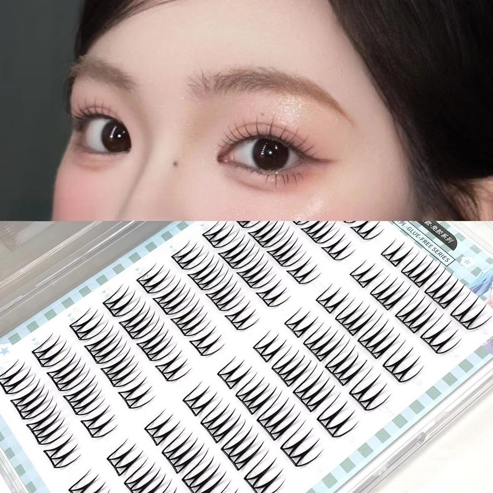 Korean Style Self Adhesive Fal - Eyelash Extension No 8 评论和价格