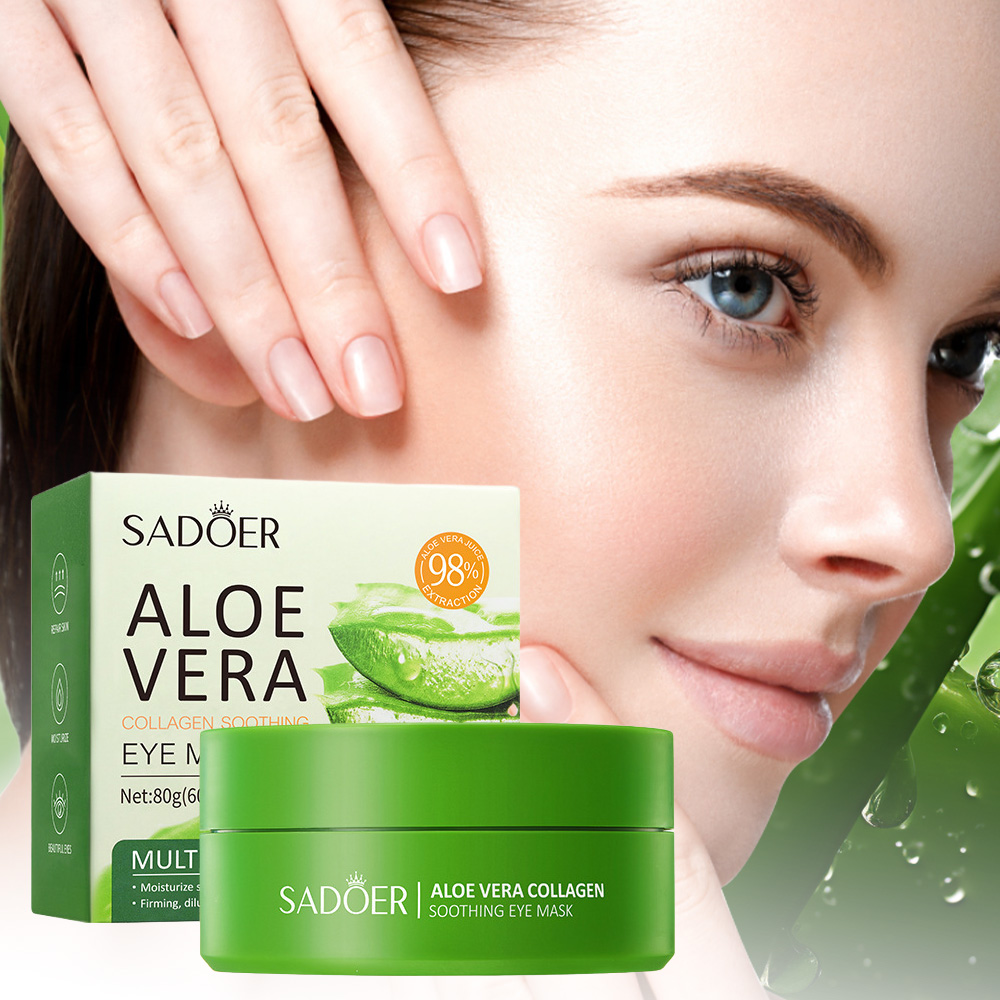 SADOER Aloe Vera Collagen Soot - Eye Pad Collagen 评论和价格