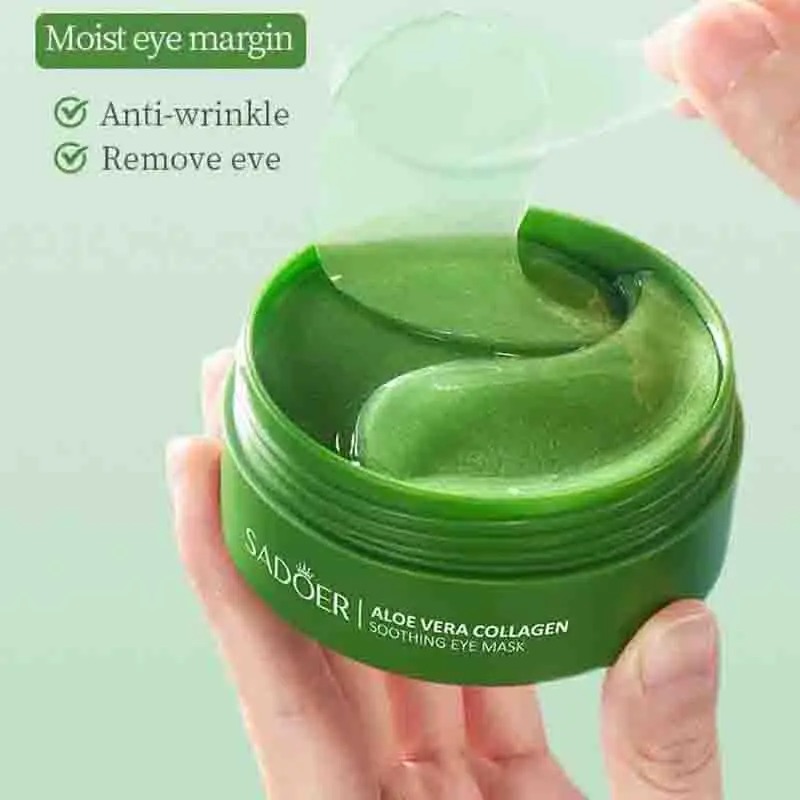 60pcs Aloe Vera Collagen Eye M - Eye Pad Collagen 评论和价格