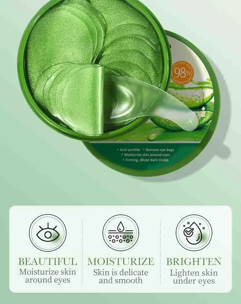 60pcs Aloe Vera Collagen Eye M - Eye Pad Collagen 评论和价格