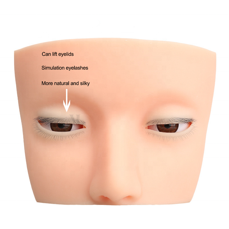 Hot 4-Layer Mini Mannequin | O - Eyelash Extension Open Eye 评论和价格