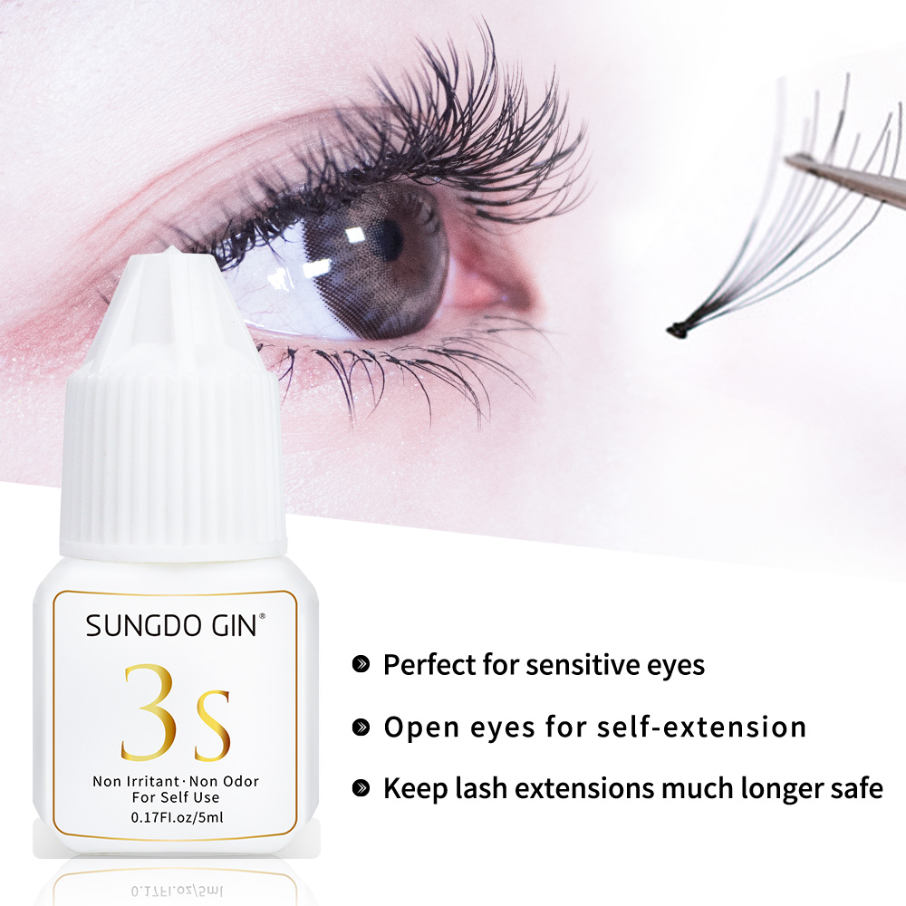 Eyelash Extension Glue 3S Fast - Eyelash Extension Open Eye 评论和价格
