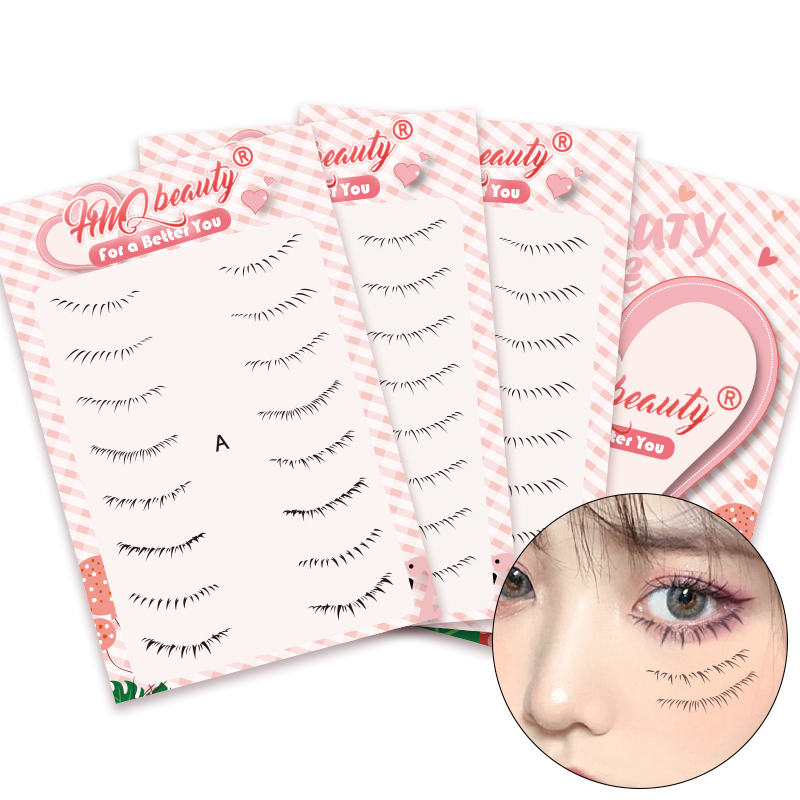 8 Pairs Under Eyelash Stickers - Eyelash Extension No 8 评论和价格