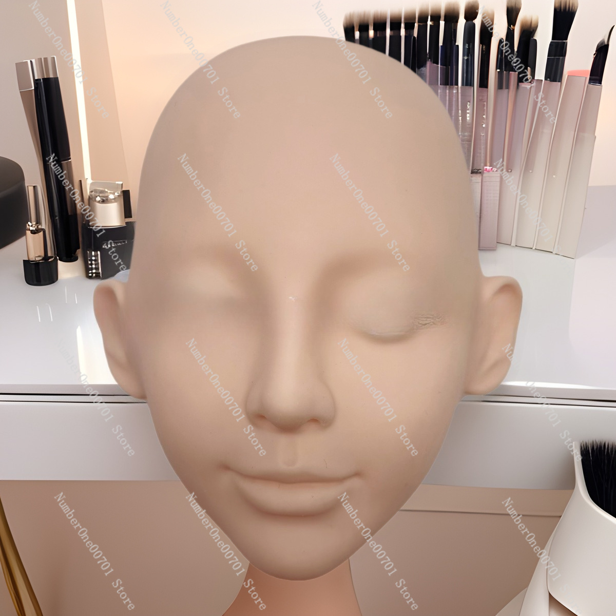 3-Layer Silicone Mannequin Hea - Eyelash Extension Open Eye 评论和价格