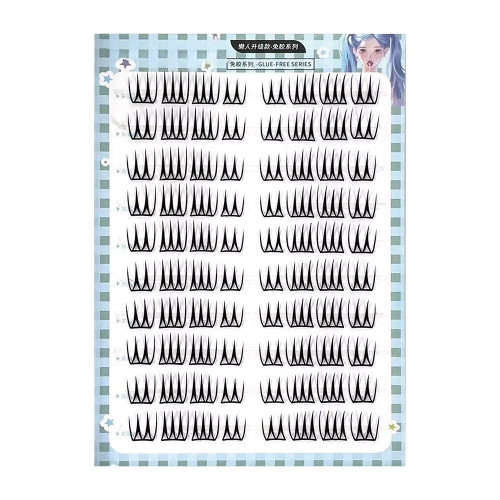 Korean Style Self Adhesive Fal - Eyelash Extension No 8 评论和价格