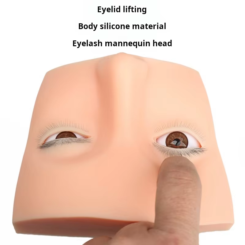 4 Layered Mannequin Head for E - Eyelash Extension Open Eye 评论和价格