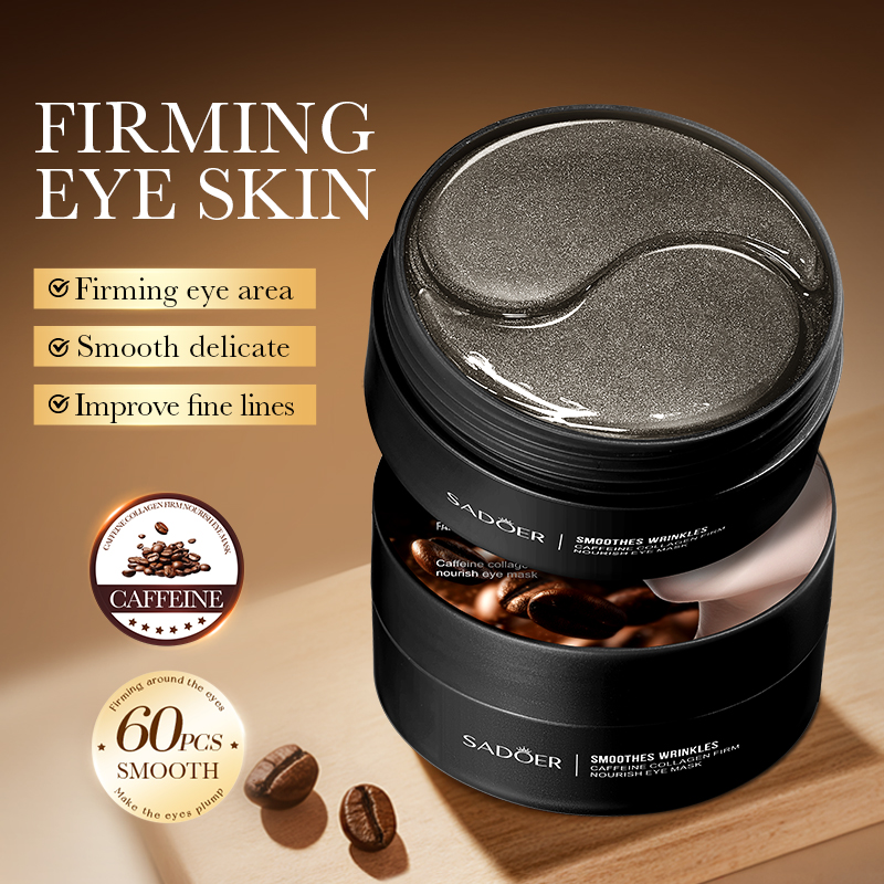 60pcs SADOER Caffeine Crystal  - Eye Pad Collagen 评论和价格