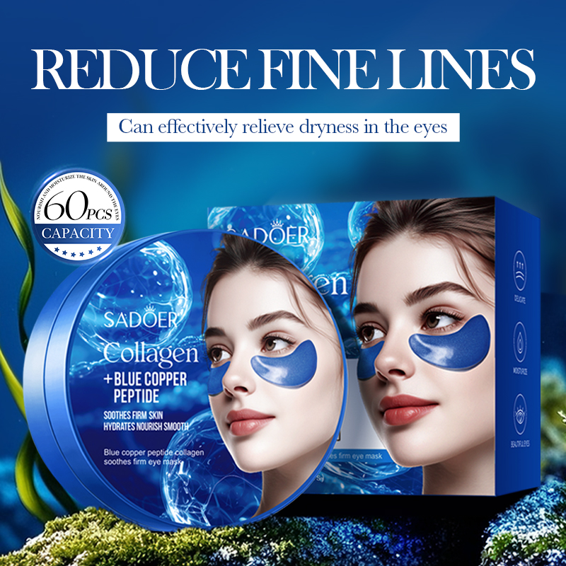 60pcs SADOER Caffeine Crystal  - Eye Pad Collagen 评论和价格