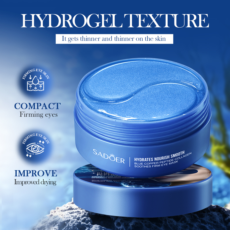 60pcs SADOER Caffeine Crystal  - Eye Pad Collagen 评论和价格