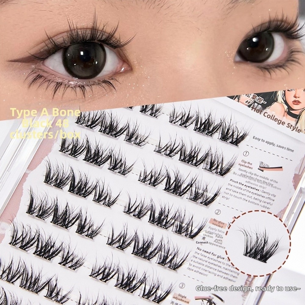 Thick Self Adhesive False Eyel - Eyelash Extension No 8 评论和价格