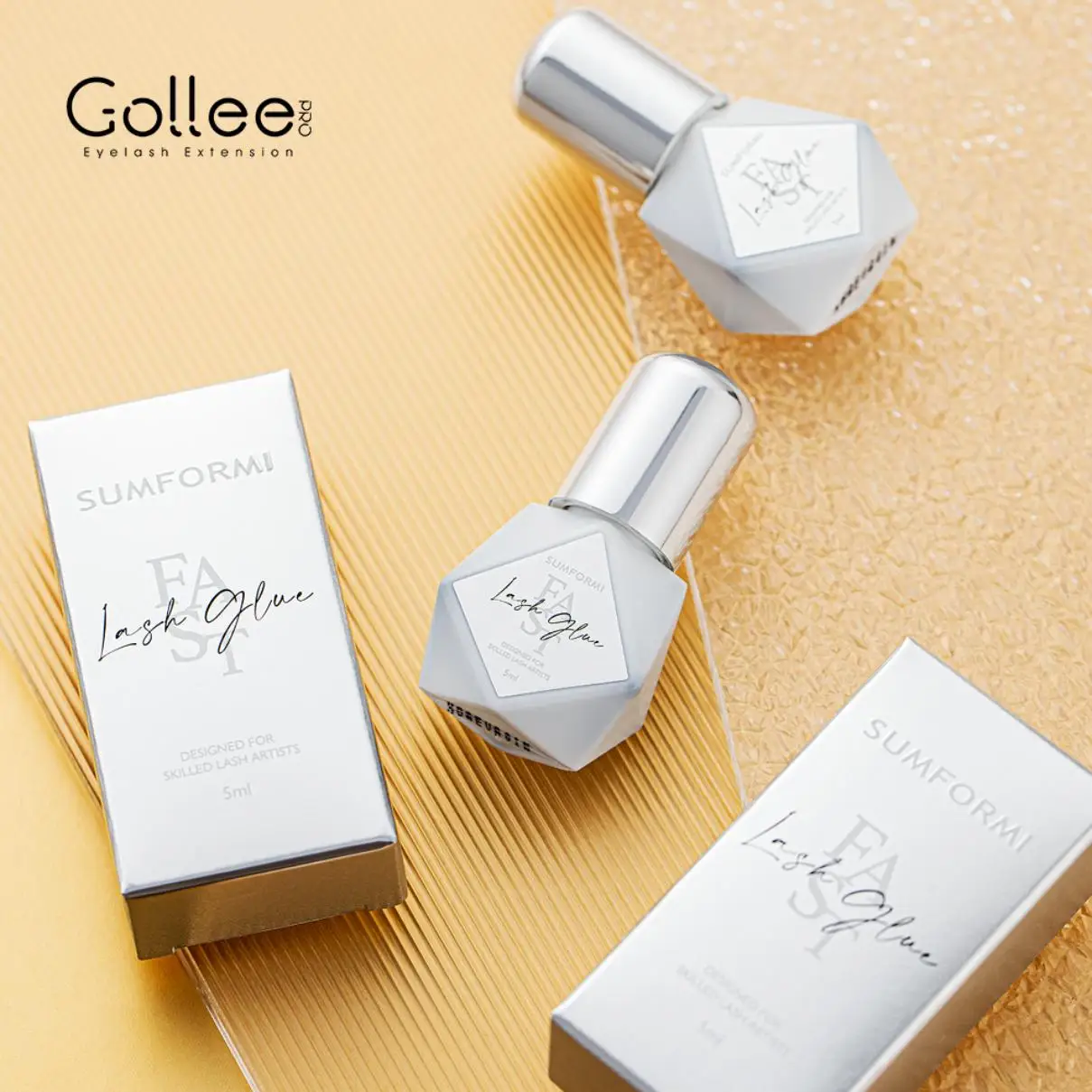 5 Bottle Eye Lash Glue No Irri - Eyelash Extension Open Eye 评论和价格