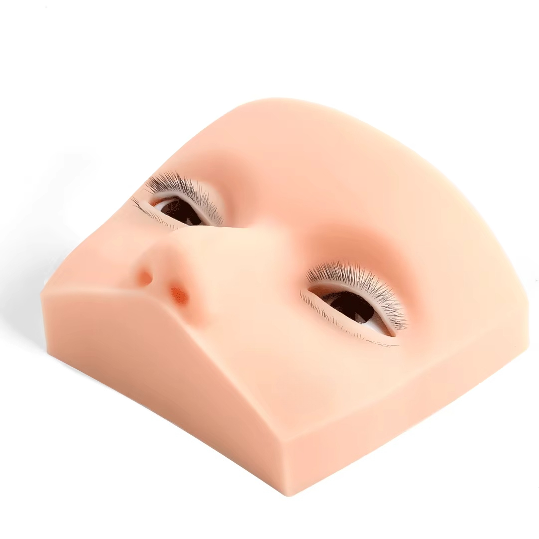 Hot 4-Layer Mini Mannequin for - Eyelash Extension Open Eye 评论和价格