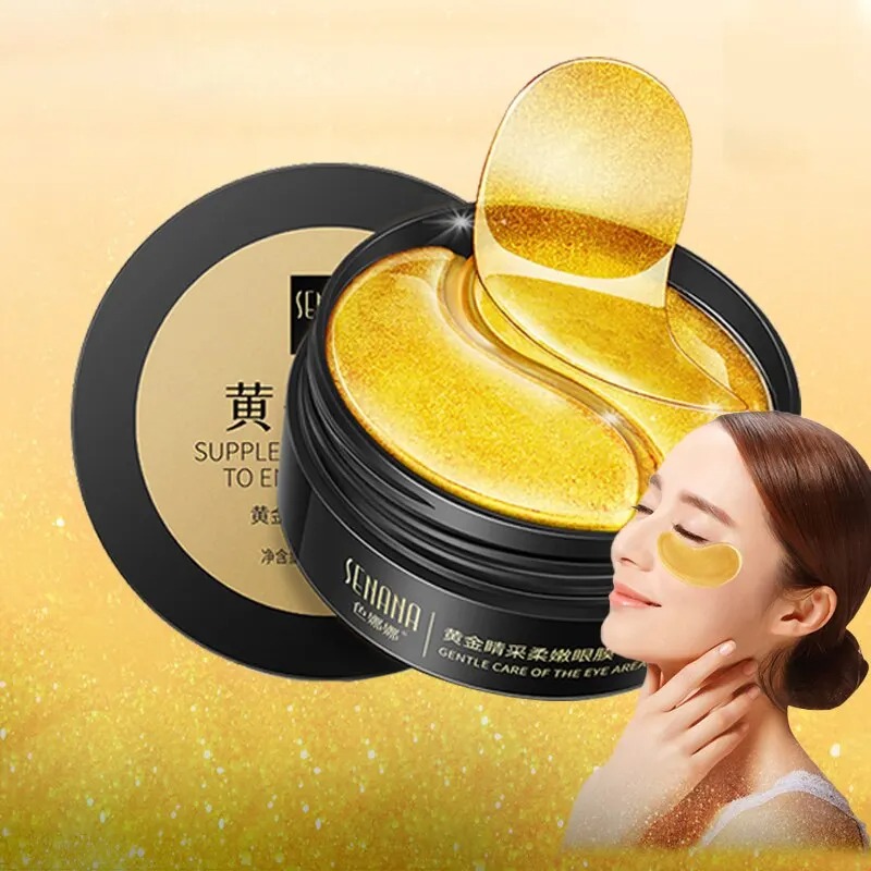 60pcs Golden Moisturizing Eye  - Eye Pad Collagen 评论和价格