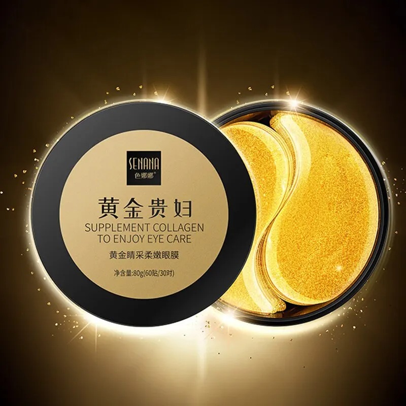 60pcs Golden Moisturizing Eye  - Eye Pad Collagen 评论和价格